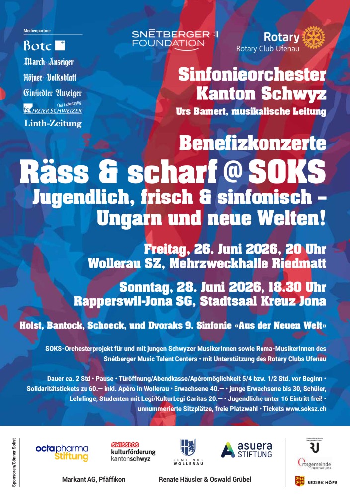 „Räss und scharf – jugendlich, frisch & sinfonisch @SOKS“